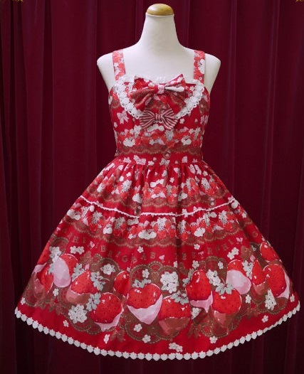 Cream Berry Fairy Lolita Dress