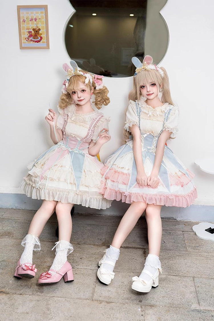 Ballet Circus Hanayome Süßes Prinzessinnen-Lolita-Jsk-Kleid, 2 Farben