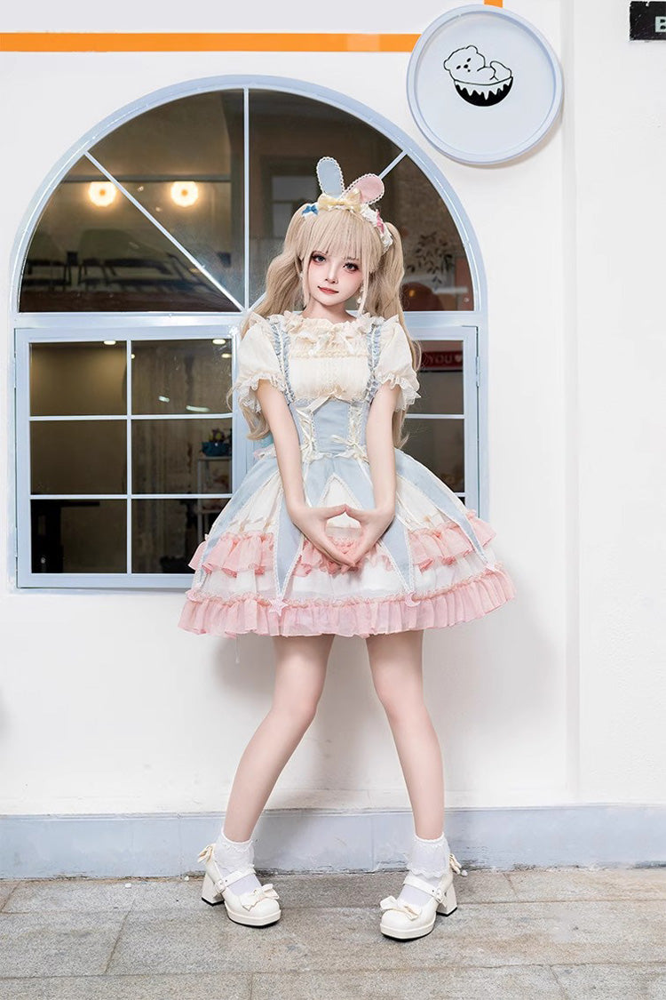 Ballet Circus Hanayome Süßes Prinzessinnen-Lolita-Jsk-Kleid, 2 Farben