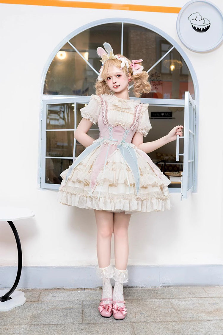 Ballet Circus Hanayome Süßes Prinzessinnen-Lolita-Jsk-Kleid, 2 Farben