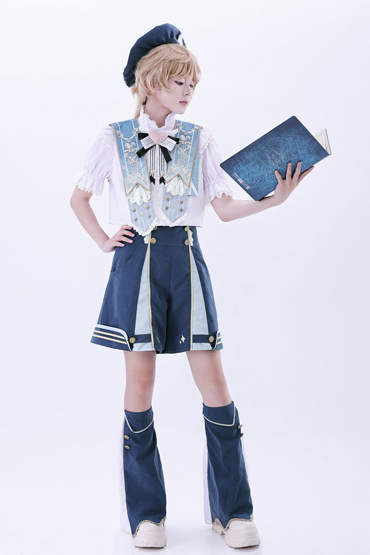 Blaue [Messenger of Heaven] Ouji Prince Hübsche Lolita Shorts