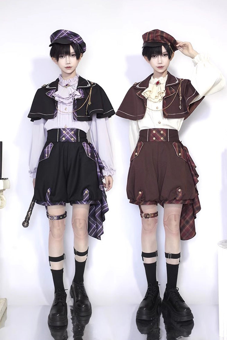 Queen Chess Game Ouji Fashion Military Cool Lolita Set 2 Colors