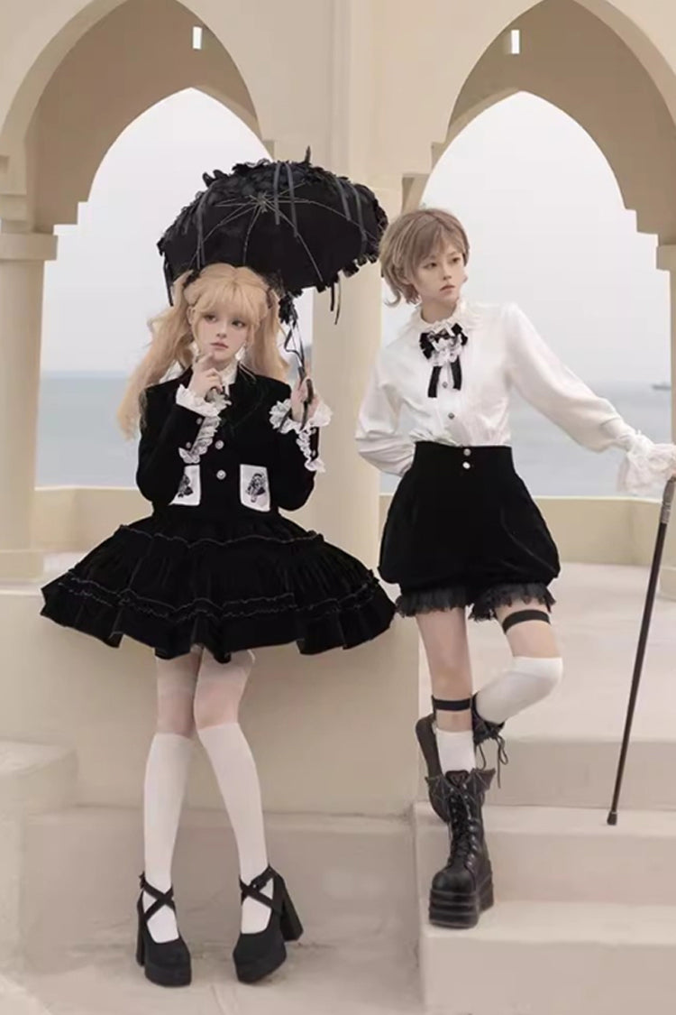 Black [Corrosion of The Heart] Ouji Prince Handsome Lolita Shorts