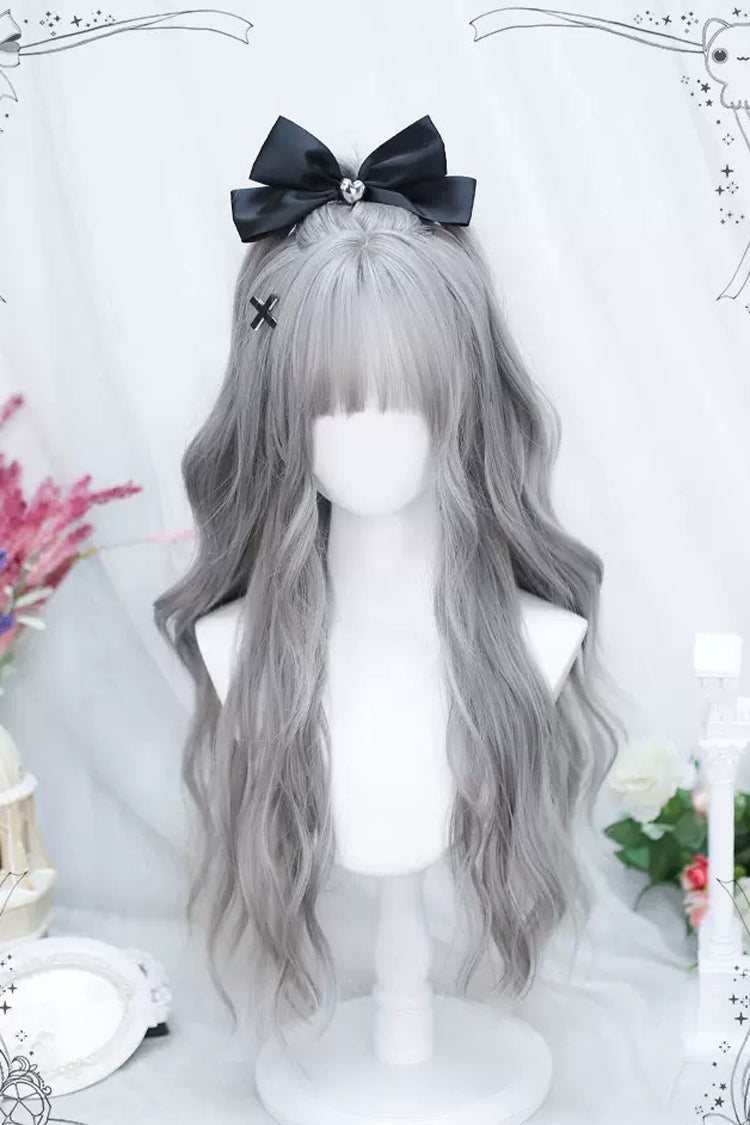 Gray Buff Sweet Lolita Long Wigs