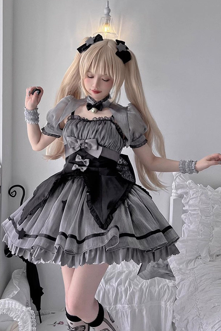 Magic Star Decoration Bowknot Sweet Lolita Jsk Dress 2 Colors