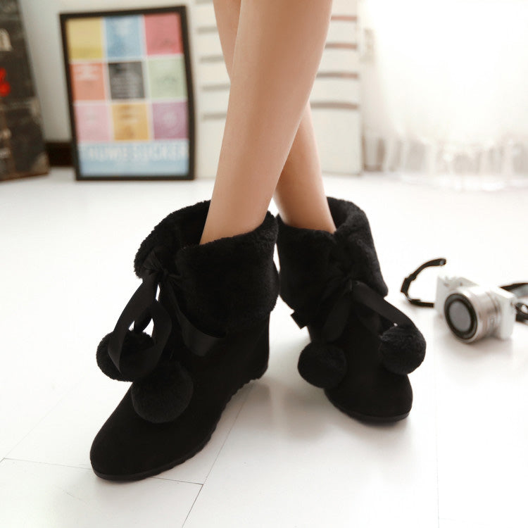 Cute Loli Furball Sweet Lolita Boots 3 Colors