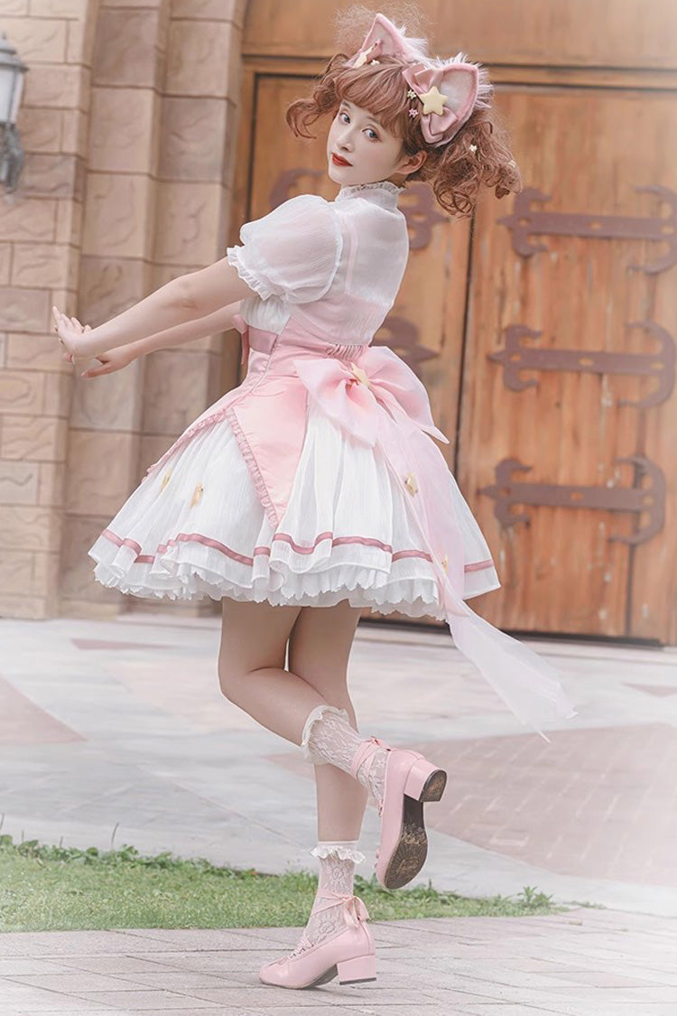 Magic Star Decoration Bowknot Sweet Lolita Jsk Dress 2 Colors