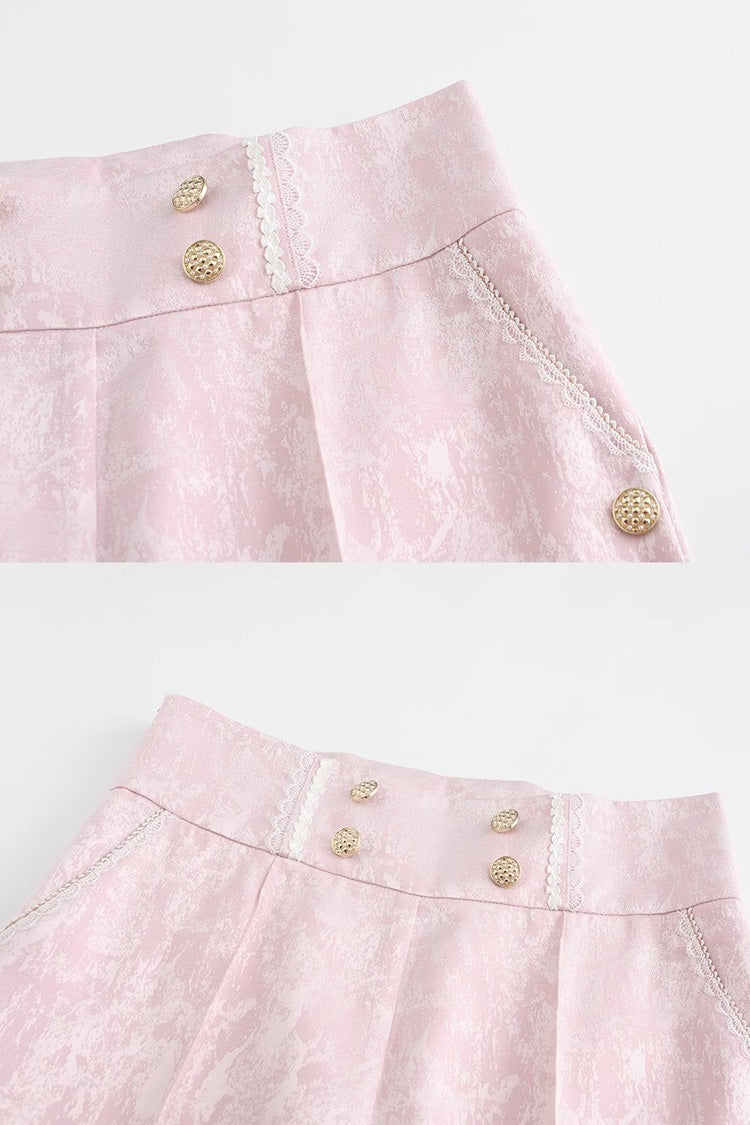 Pink Glass Castle Elegant Handsome Prince Ouji Fashion Lolita Pants