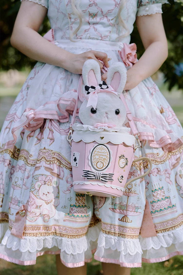 Lovely Teacup Rabbit Bowknot Sweet Lolita Shoulder Bag 5 Colors