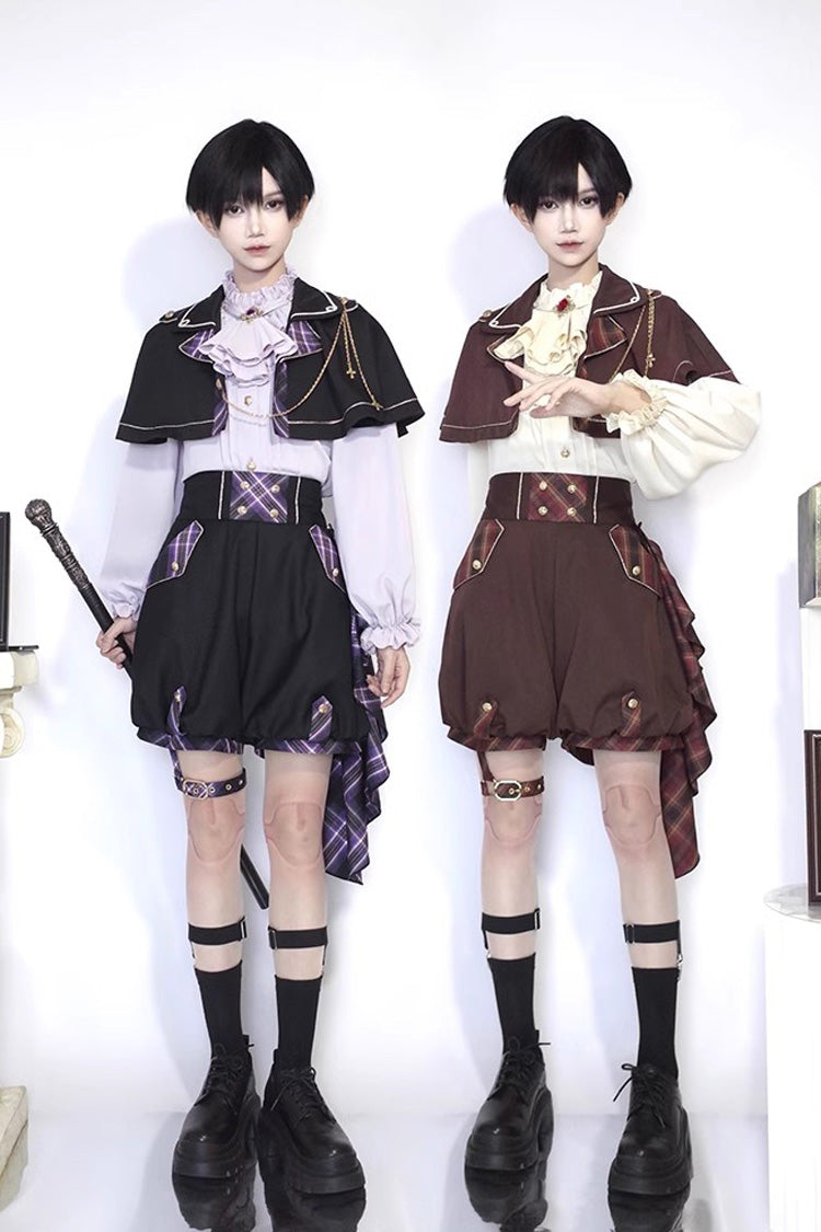 Queen Chess Game Ouji Fashion Military Cool Lolita Set 2 Colors