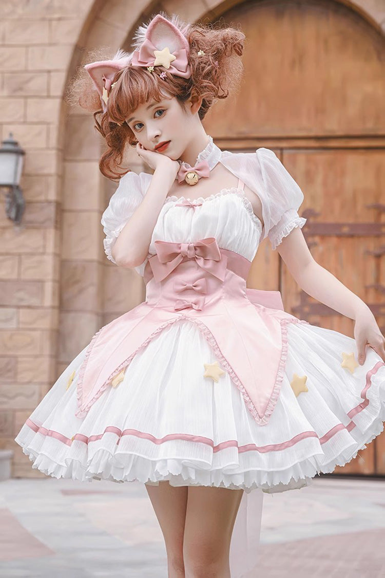 Magic Star Decoration Bowknot Sweet Lolita Jsk Dress 2 Colors