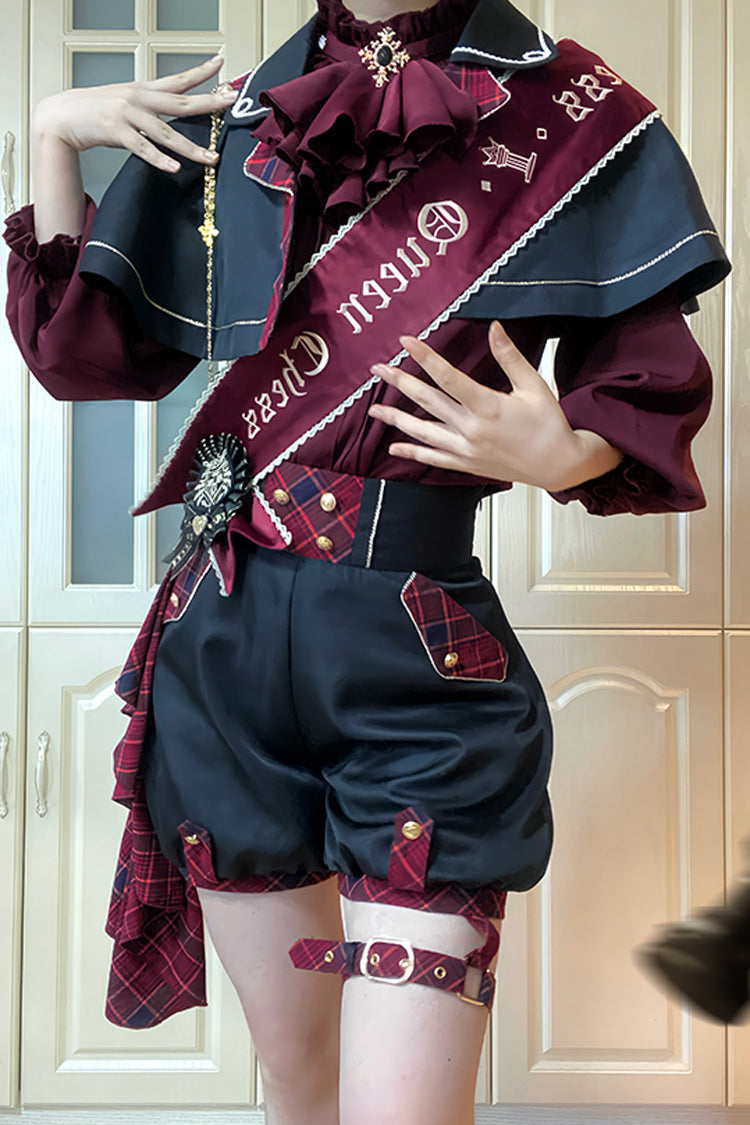 Das Schachspiel der Königin, hübscher Militärprinz Ouji Lolita Set, 3 Farben