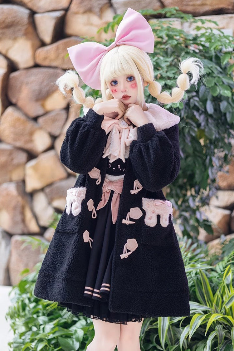 Unicorn Long Sleeves Bowknot Sweet Lolita Long Coat 2 Colors