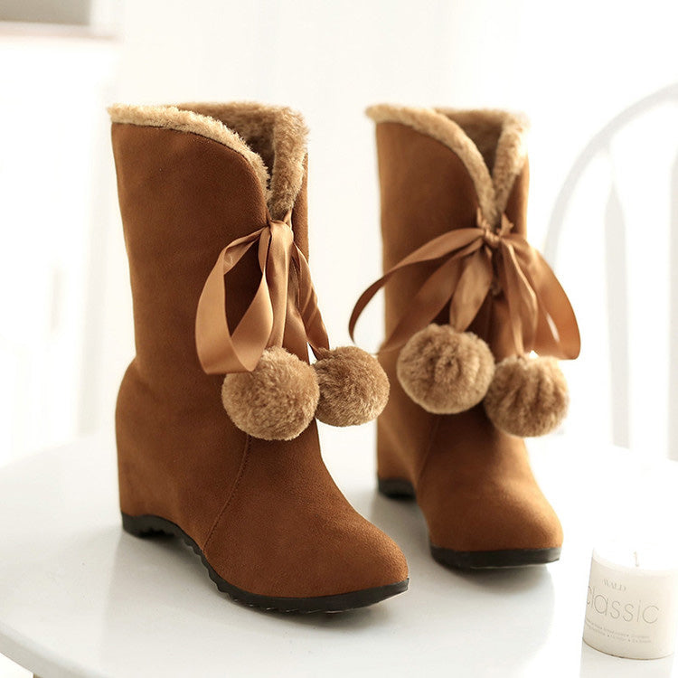 Cute Loli Furball Sweet Lolita Boots 3 Colors