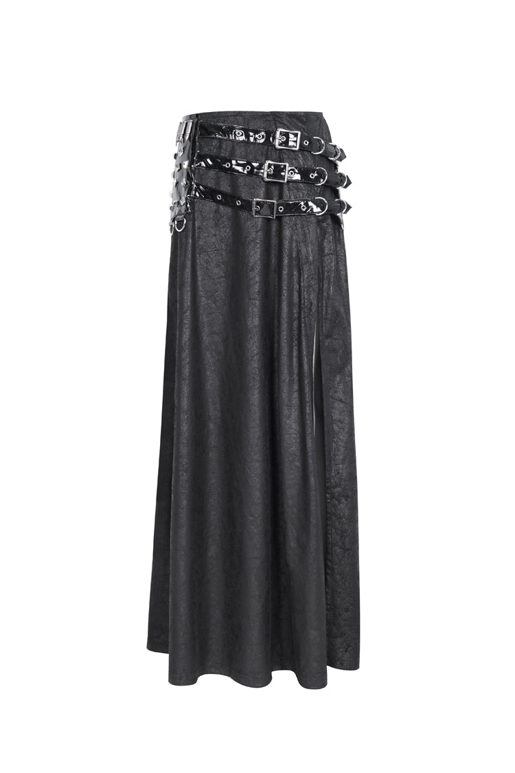 Black High Waisted Slim Women's Gothic Skirt