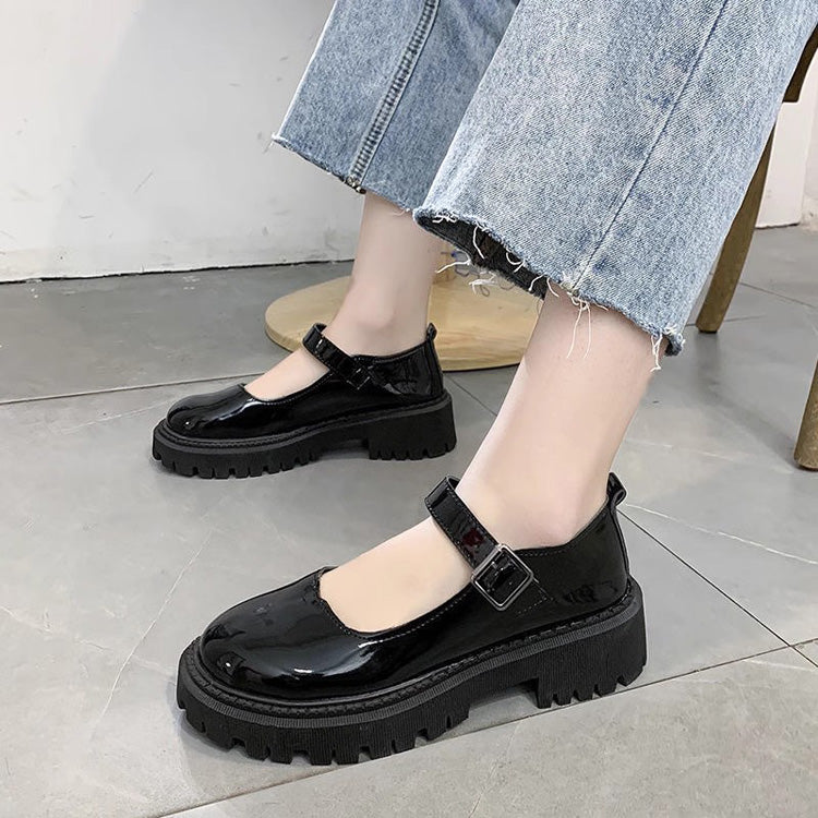 Black Mary Jane Ouji Plus Size Prince Lolita Shoes