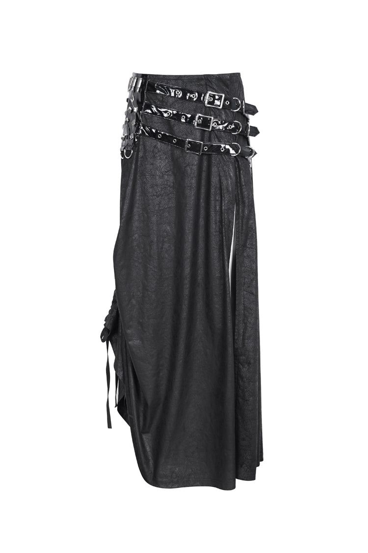 Black High Waisted Slim Women's Gothic Skirt