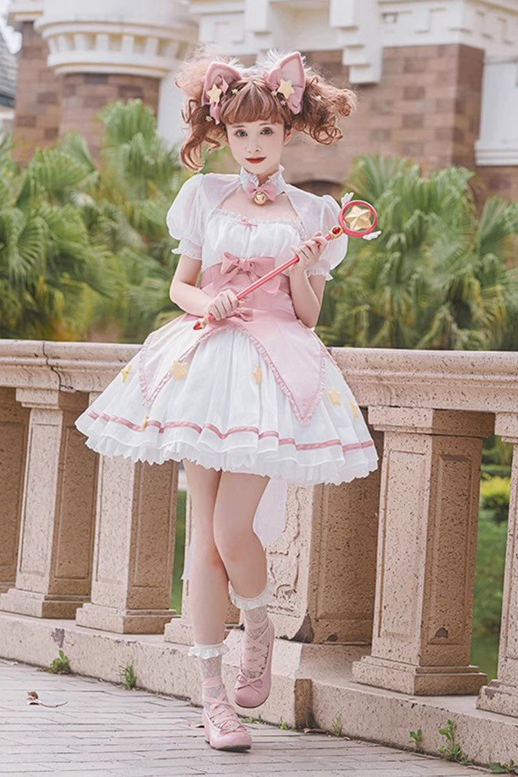 Magic Star Decoration Bowknot Sweet Lolita Jsk Dress 2 Colors