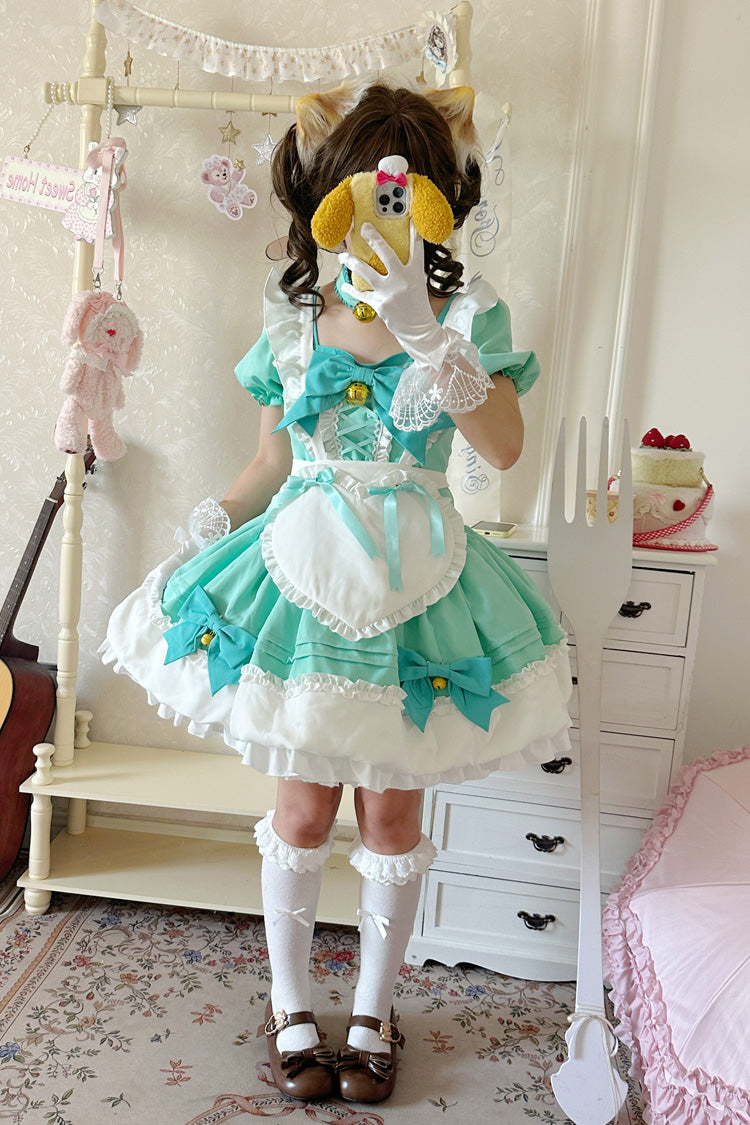 Bell Meow Rüschen Bowknot Sweet Lolita Rock Set 5 Farben