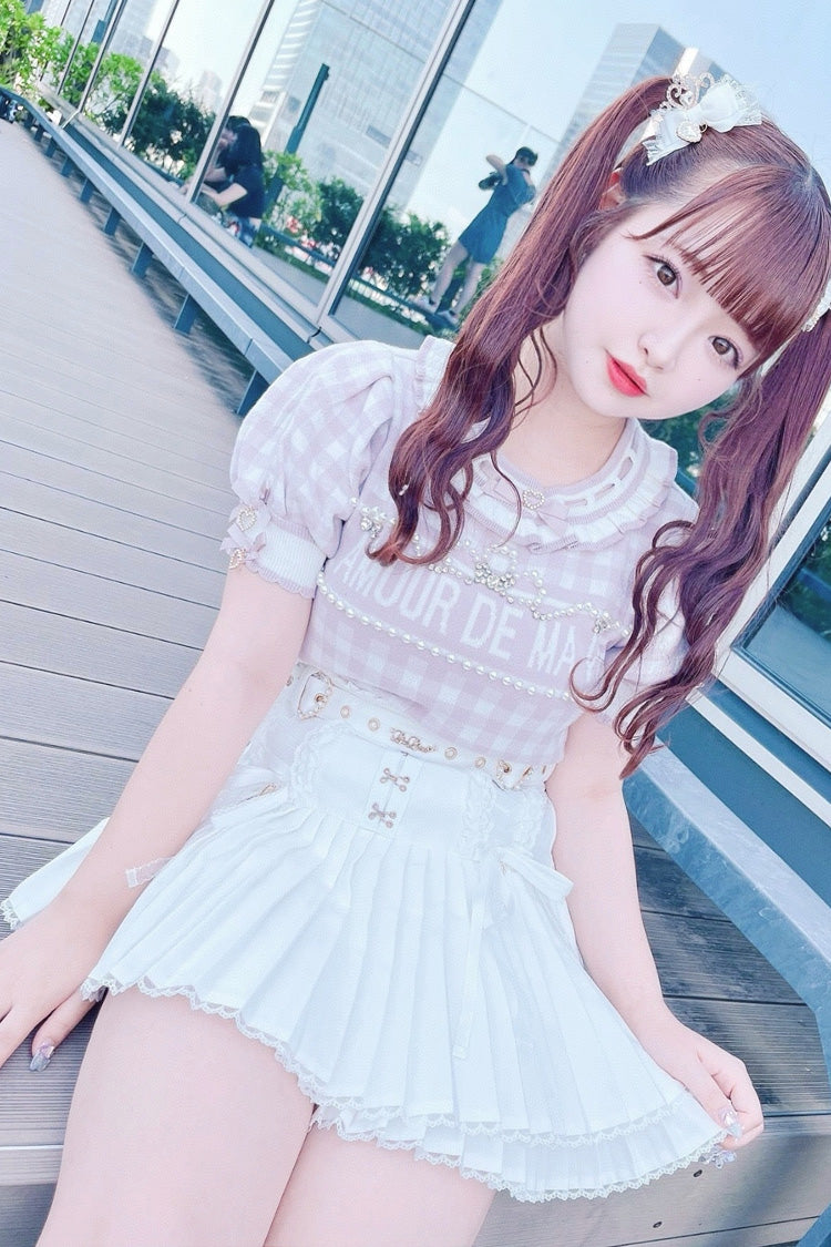 Sweet Ruffle Lace Punk Jirai Kei Japanese Skirt 3 Colors