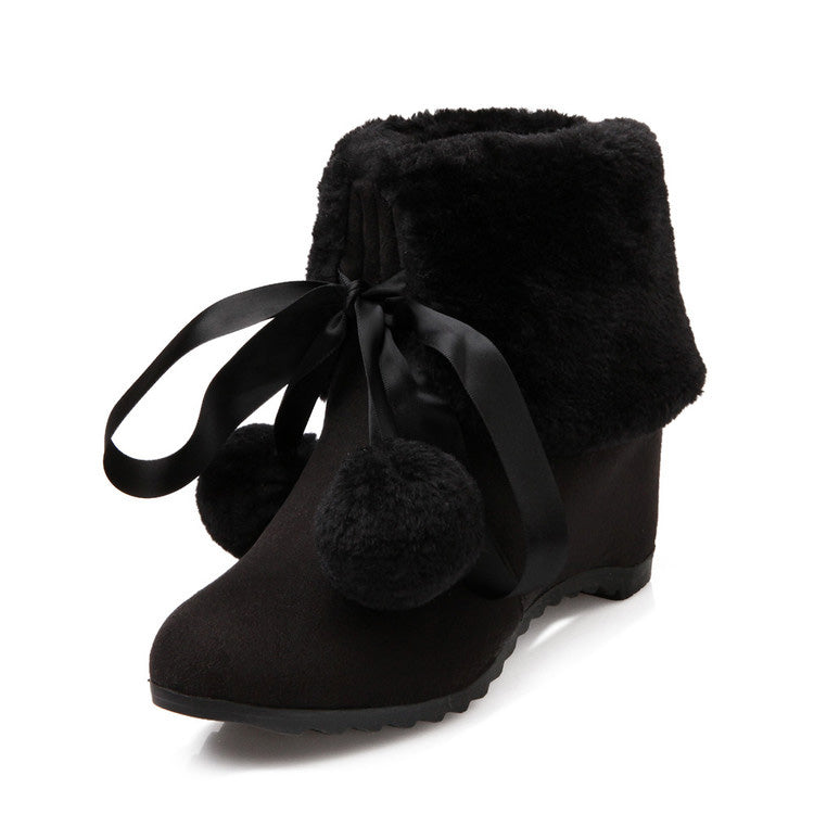 Cute Loli Furball Sweet Lolita Boots 3 Colors