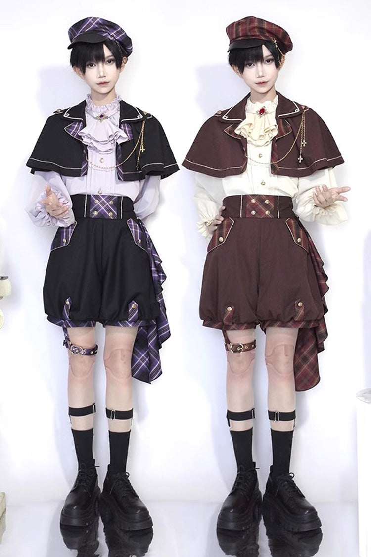 Queen Chess Game Ouji Fashion Military Cool Lolita Set 2 Colors