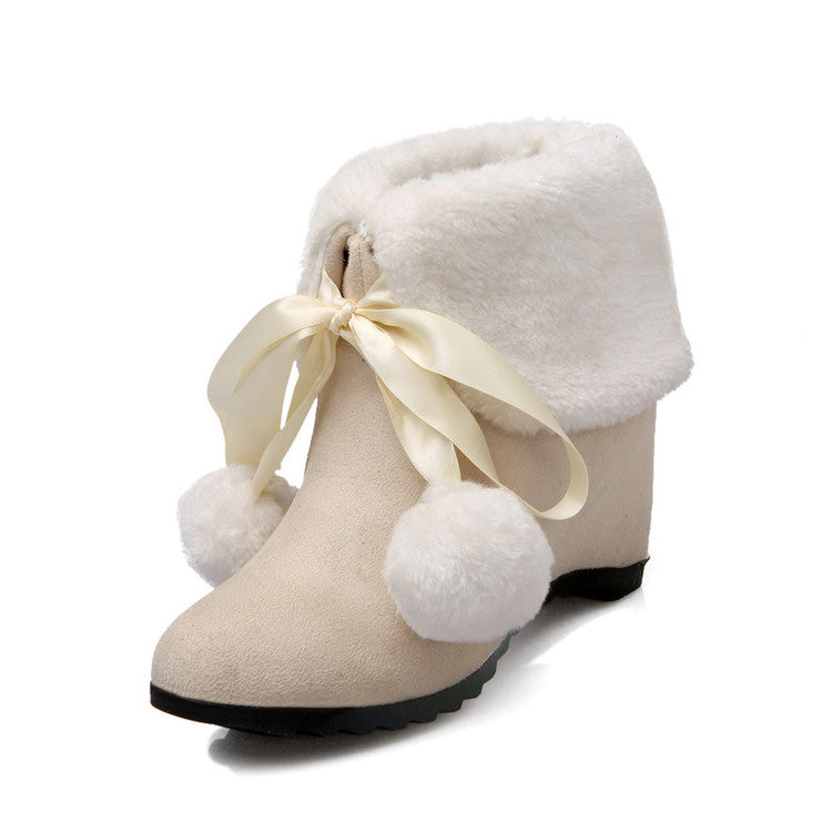 Cute Loli Furball Sweet Lolita Boots 3 Colors