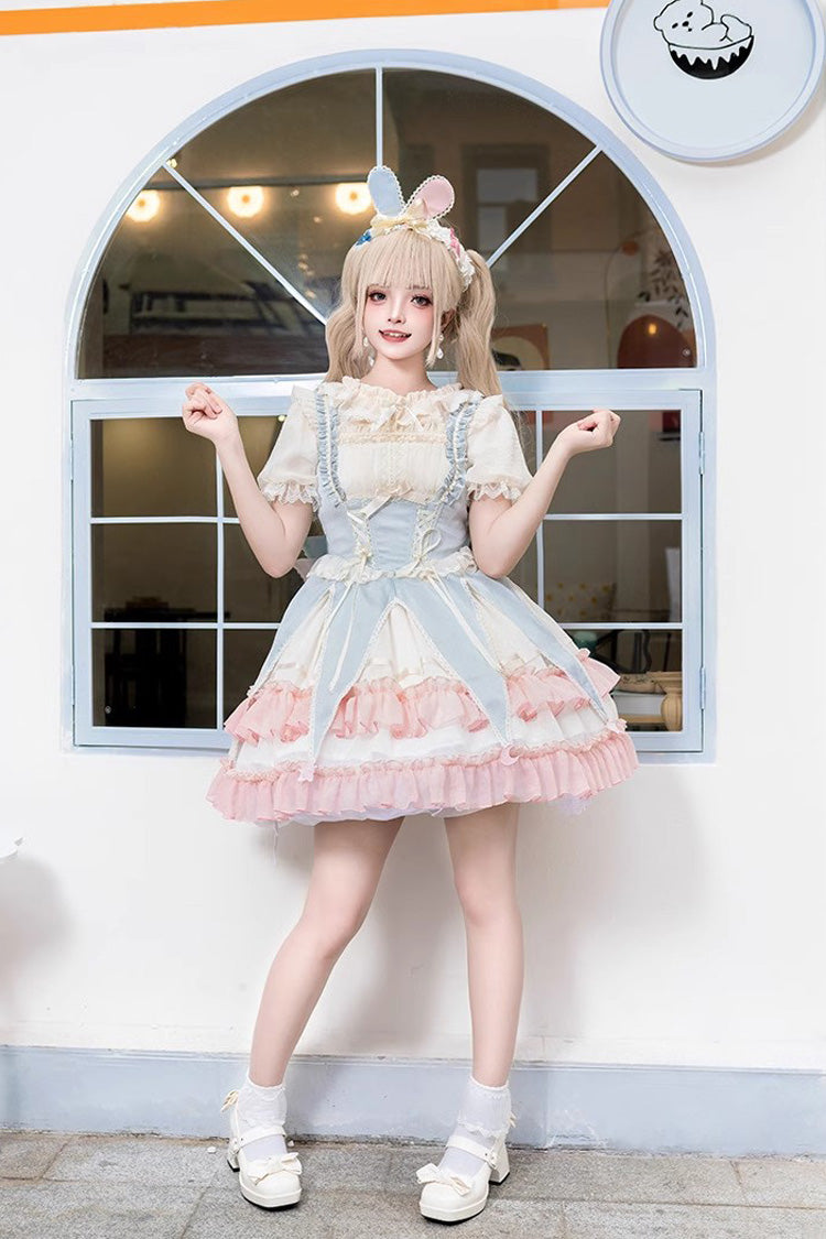 Ballet Circus Hanayome Süßes Prinzessinnen-Lolita-Jsk-Kleid, 2 Farben