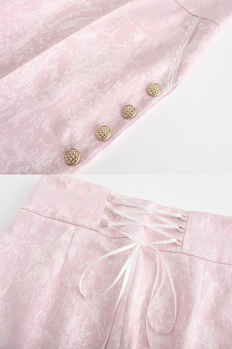 Pink Glass Castle Elegant Handsome Prince Ouji Fashion Lolita Pants