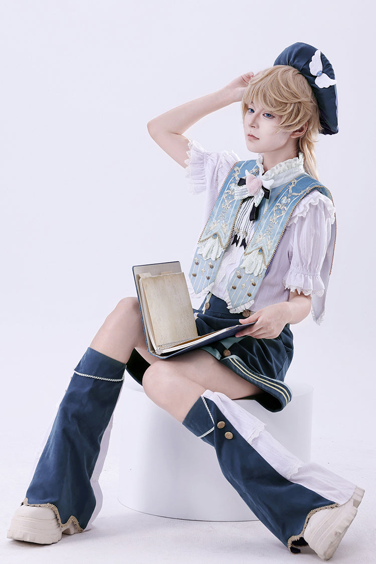 Blue [Messenger of Heaven] Ouji Prince Handsome Lolita Shorts