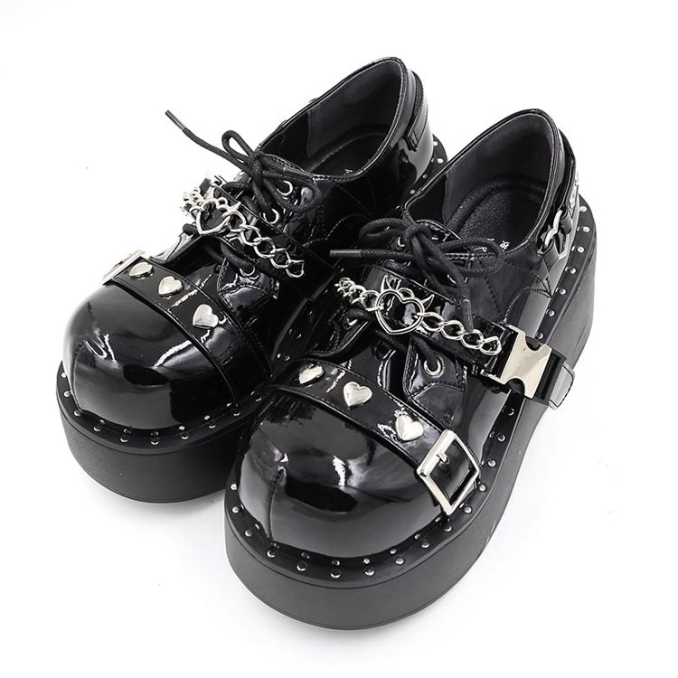 Devil Trap Gothic Punk Lolita Platforms 2 Colors