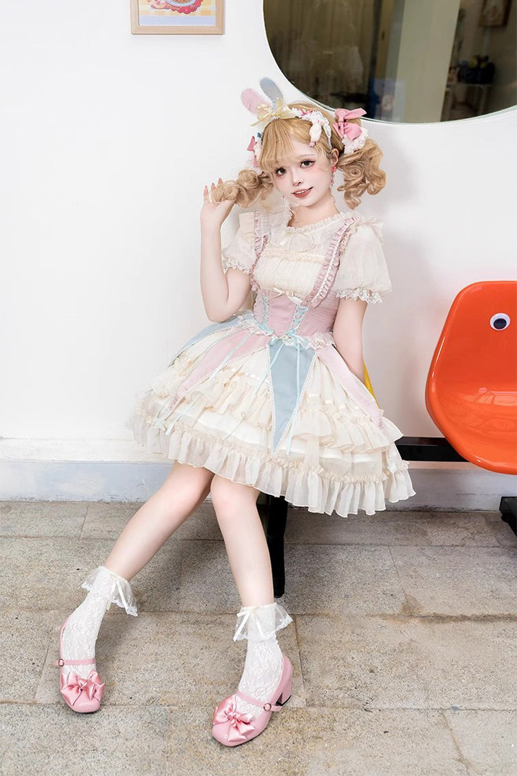 Ballet Circus Hanayome Süßes Prinzessinnen-Lolita-Jsk-Kleid, 2 Farben