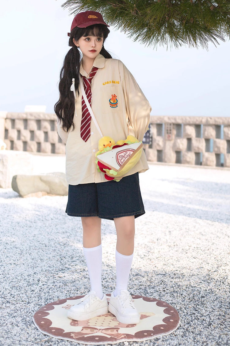 Yellow Sandwich Plush Yellow Duck Sweet Lolita Shoulder Bag