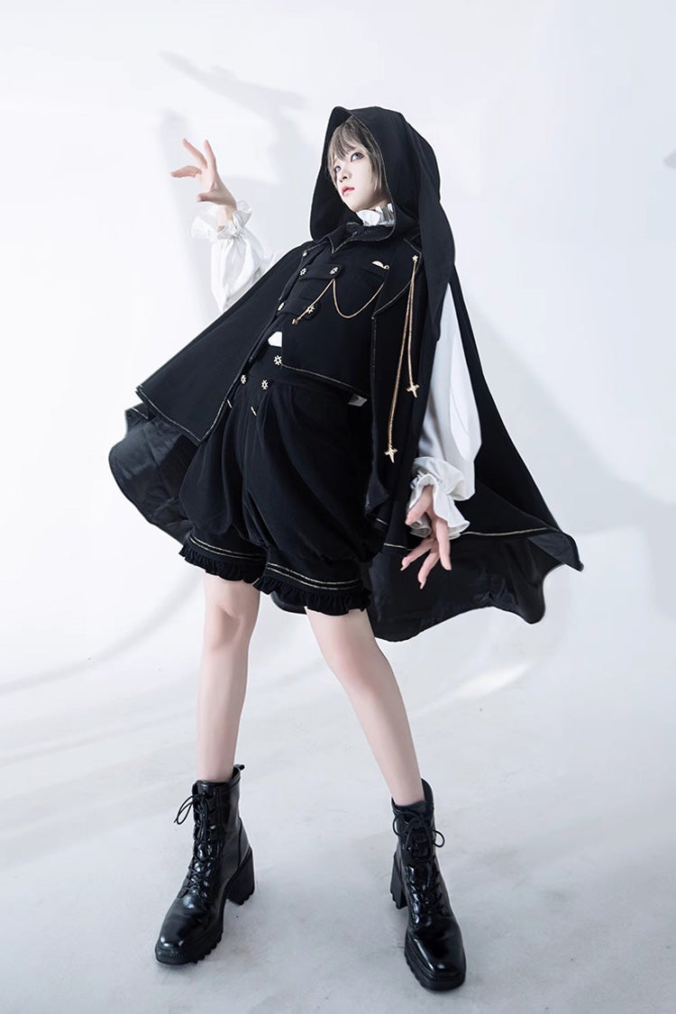 Black Anxious Rabbit Ouji Fashion Gothic Lolita Shorts